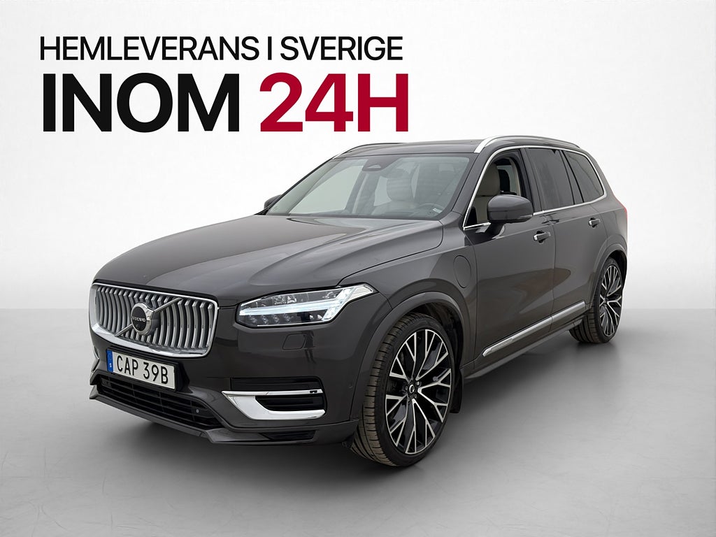 Volvo XC90 T8 AWD Ultimate 7-Sit B&W Pano Massage Luft MOMS