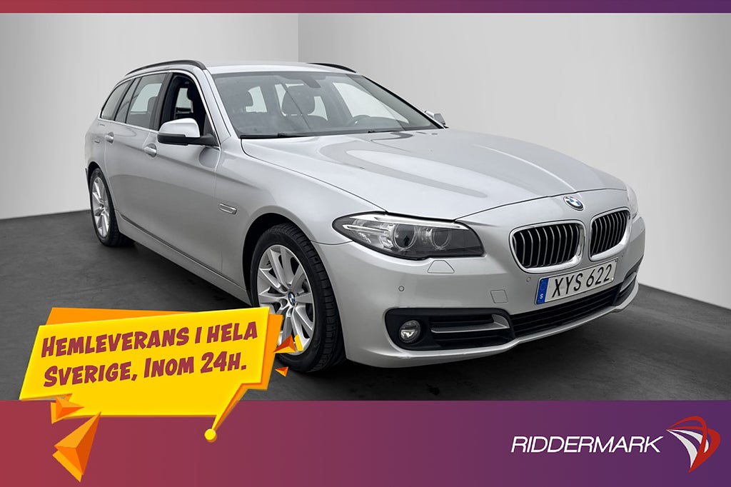 BMW 520 D xDrive Touring M Sport-Ratt P-Sensorer Skinn Drag