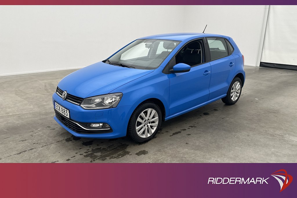 Volkswagen Polo 1.2 TSI 90hk Bluetooth Farthållare Psensorer