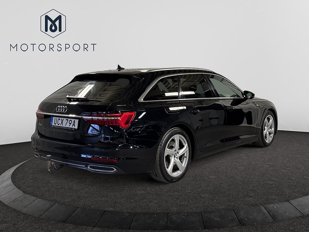 Audi A6 Avant 45 2.0TFSI quattro MHEV S-line Aut Drag M-värmare bild 9