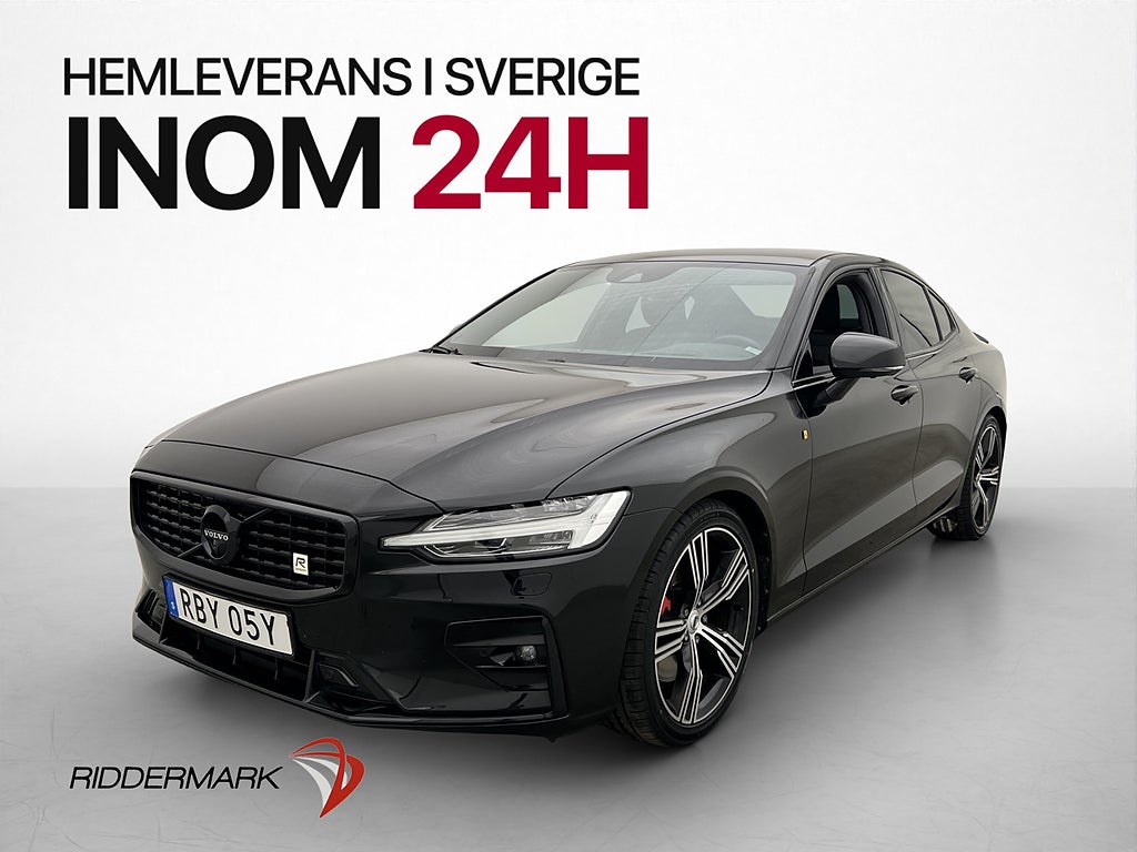Volvo S60 T5 AWD R-Design VOC H/K Värmare HUD CarPlay
