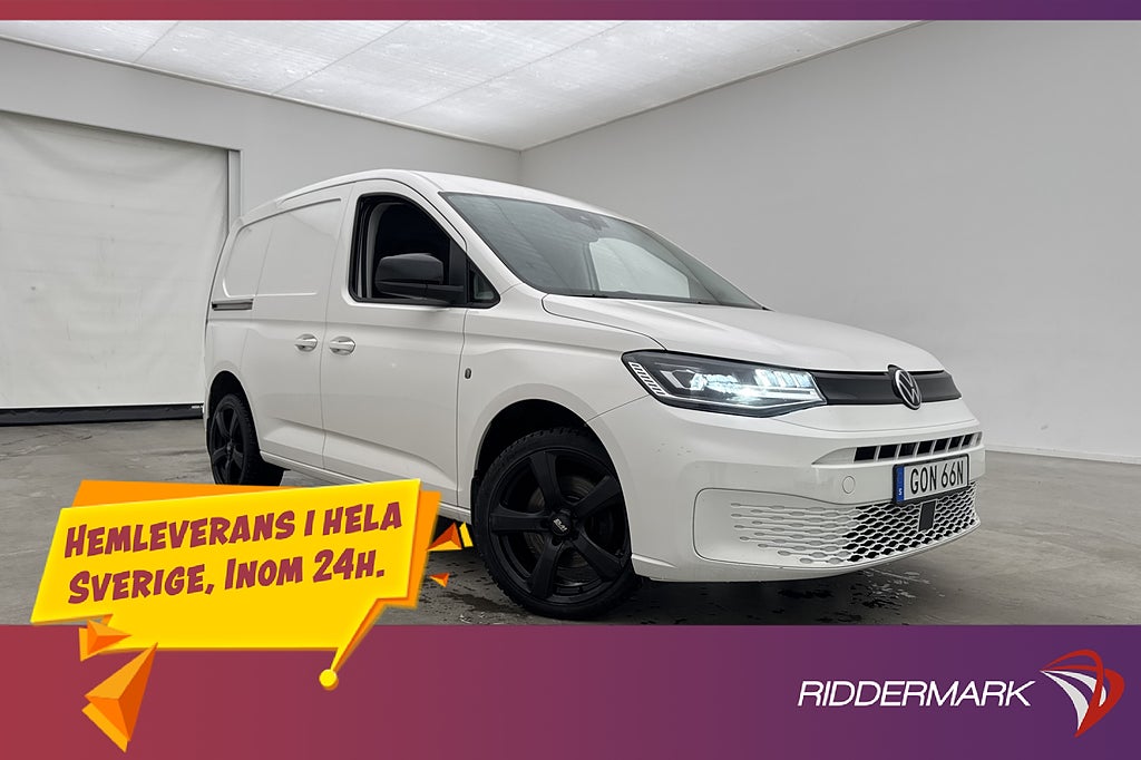 Volkswagen Caddy Cargo 2.0TDI 4M Värmare Kamera CARPLAY Moms