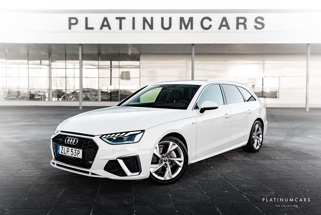Audi A4 Avant 40 TDI Q S-Line 204hk / LEASEBAR / Alpin