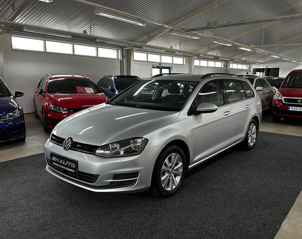 Volkswagen Golf Sportscombi 1.4 TSI MultiFuel|Ny servad|B-kam|Drag|