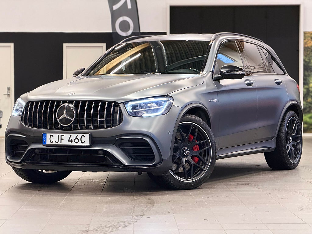 Mercedes-Benz GLC 63 S AMG 4MATIC+/Drag/360-kamera/Night Package/Momsbil 