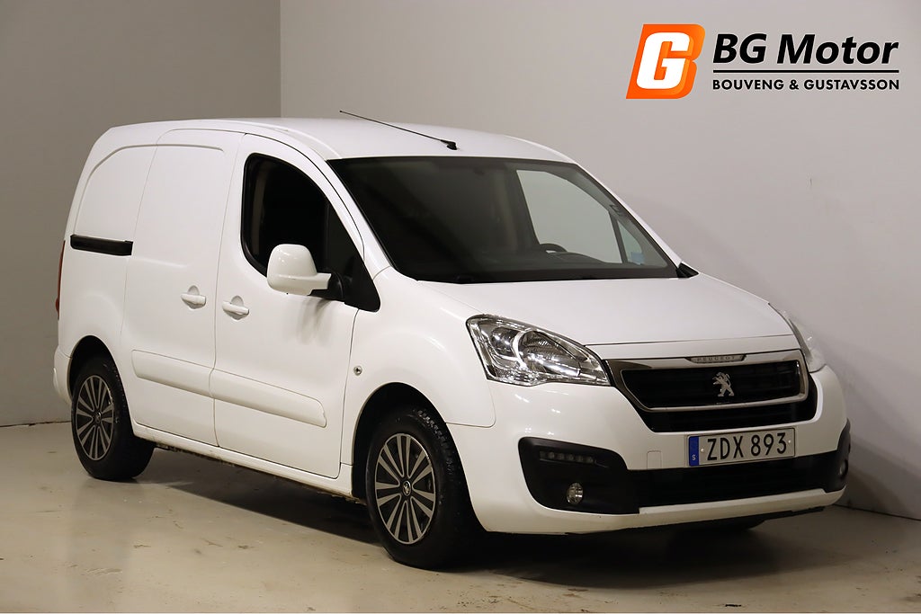 Peugeot Partner Skåpbil 1.6 BlueHDi 75HK P-sensorer/Farthållare/Kamrem-bytt