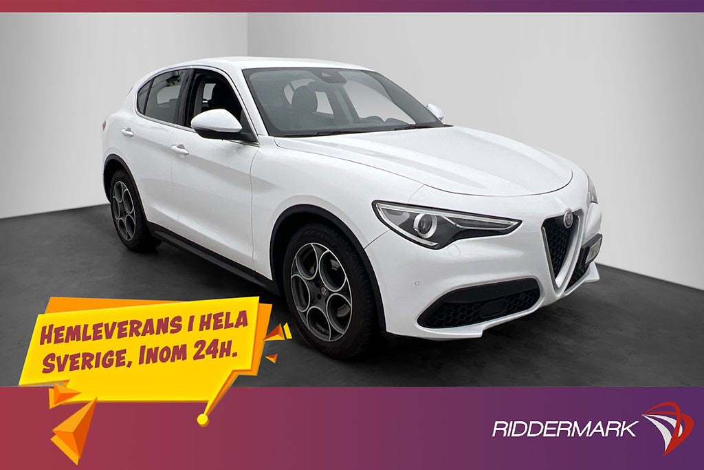 Alfa Romeo Stelvio 2.0 Turbo Q4 280hk Skinn Navi Kamera