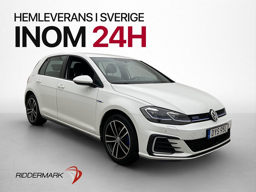 Volkswagen Golf 1.4 TSI GTE Värmare Cockpit Sensorer CarPlay