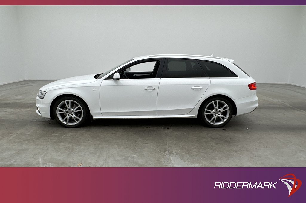 Audi A4 2.0 TDI 190hk Quattro S-Line D-Värm Skinn/Alcantara