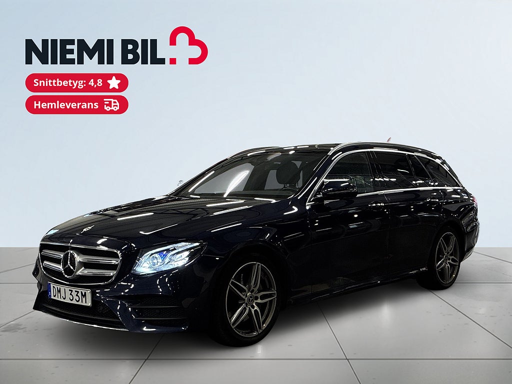Mercedes-Benz E 220 T d 4MATIC AMG S&V-hjul/Drag/Pano/Burmester/Dvärm