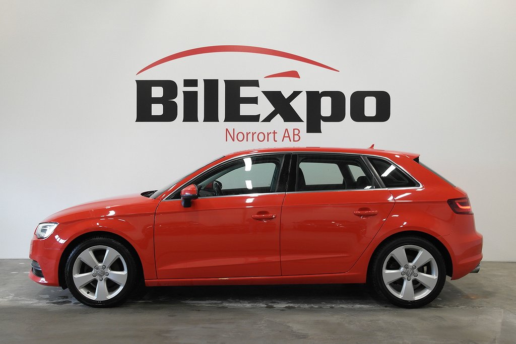 Audi A3 2.0 TDI 150 QUATTRO SPORTBACK LED SPORT SVENSKSÅLD