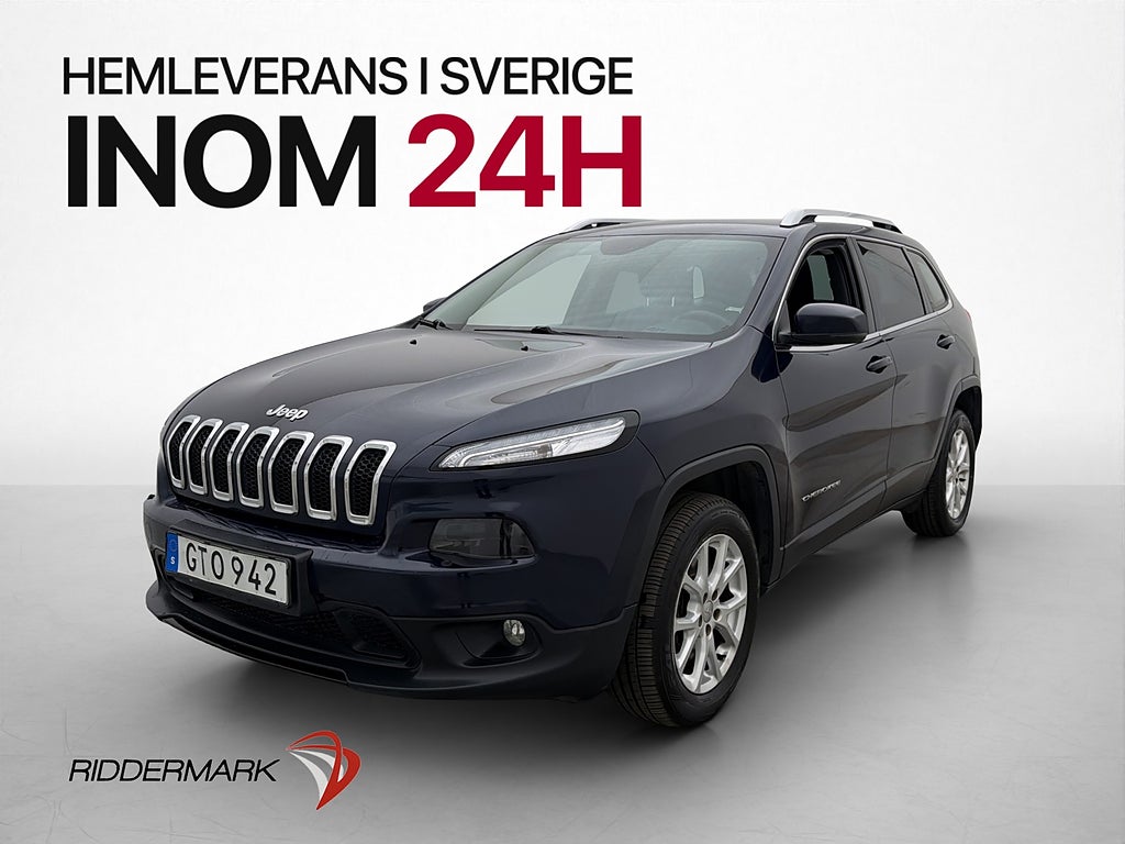 Jeep Cherokee 2.0 CRD 4WD M/K-Värmare Dragkrok Rattvärme