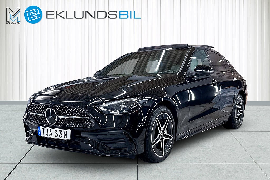 Mercedes-Benz C 300e 4MATIC AMG Line Buremester Drag Pano HuD Distronic