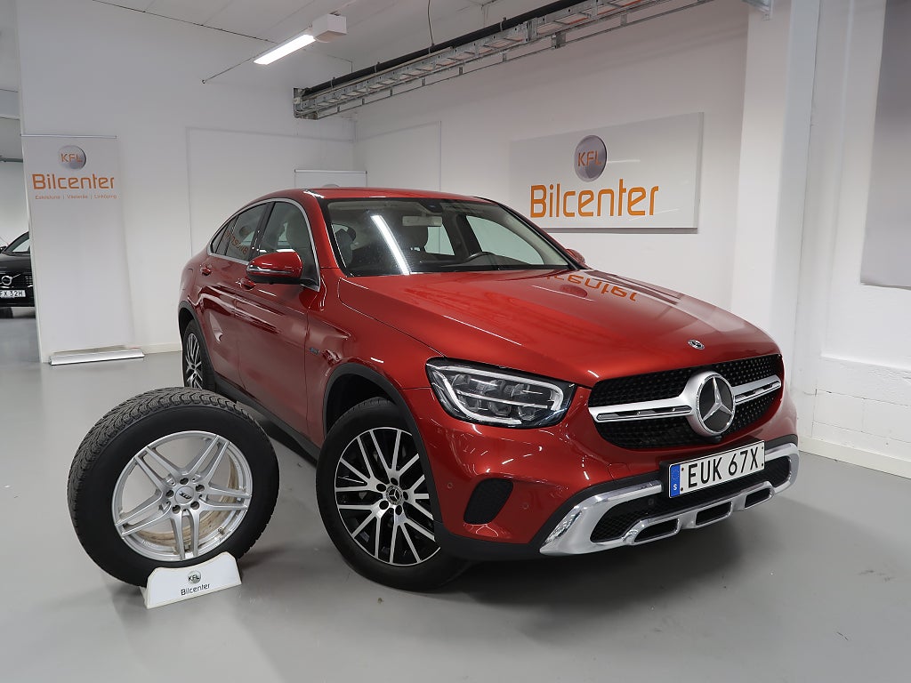 Mercedes-Benz GLC 300 e Coupé 4MATIC EXCLUSIVE V-Däck ingår 360°-Burmeste