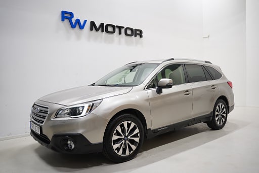 Subaru Outback 2.0 4WD 150hk H/K Lucka B-kamera Dragkrok Skinn Navi BT