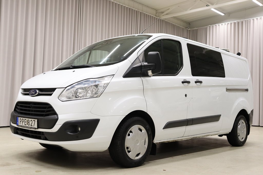 Ford Transit 125HK Dubbelhytt 6Sits Drag Värmare Backkamera