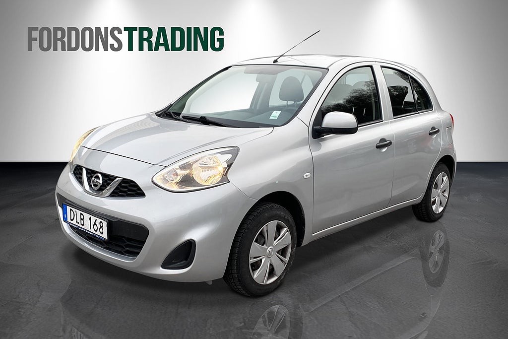 Nissan Micra 1.2 80hk Automat Bluetooth Nyservad Kamkedja 
