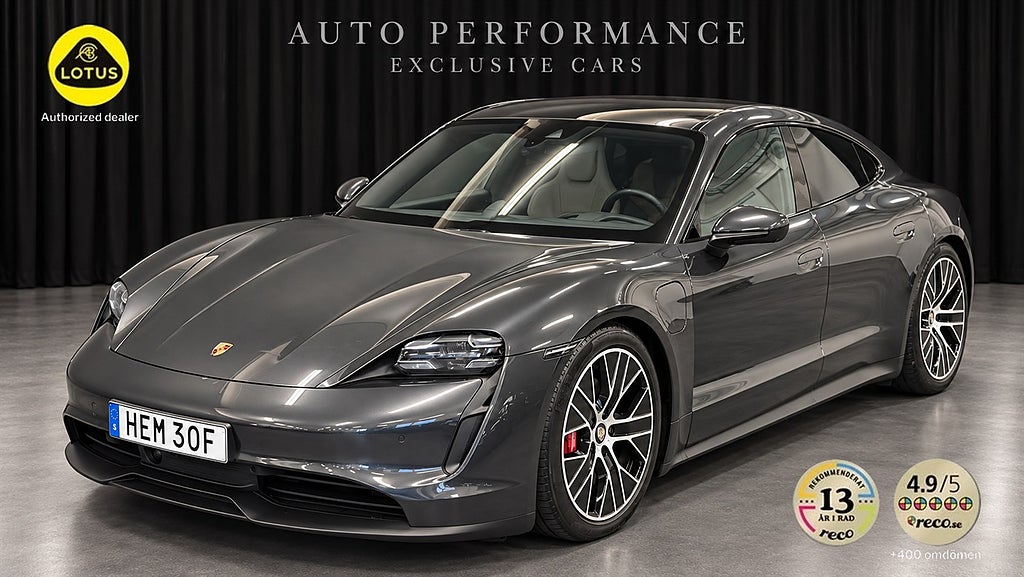 Porsche Taycan 4S 490hk Performance Battery / Hemleverans /