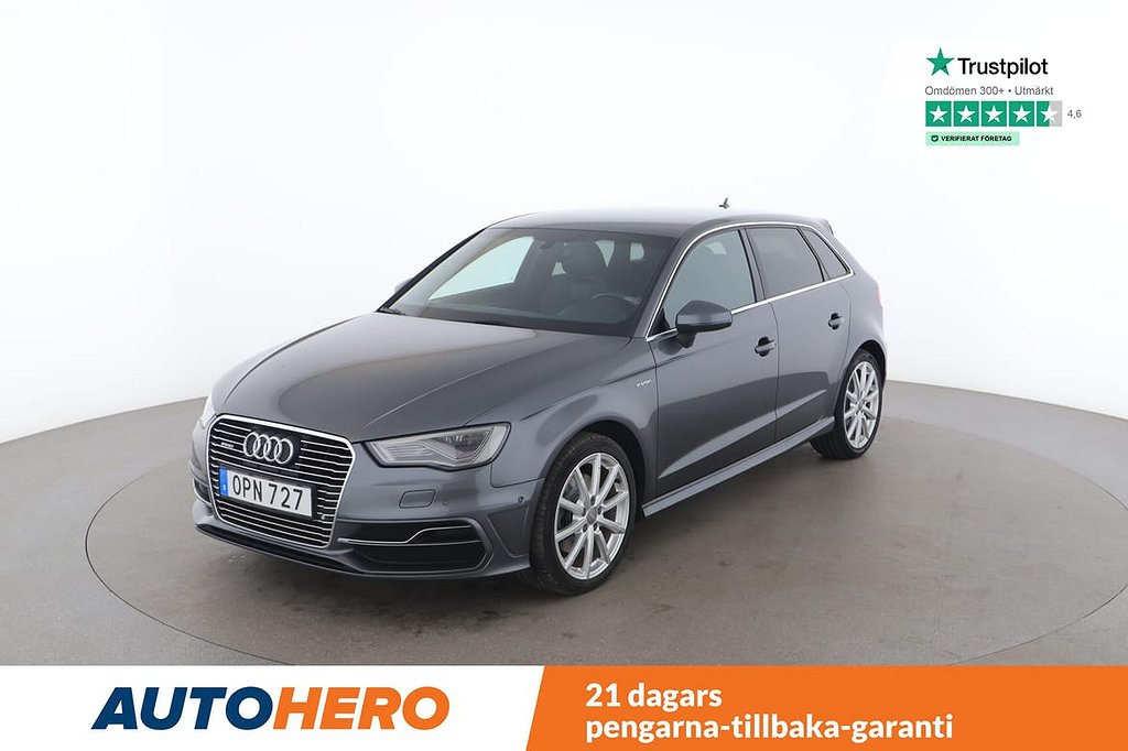 Audi A3 Sportback e-Tron S-Line / B&O, PDC, 204HK