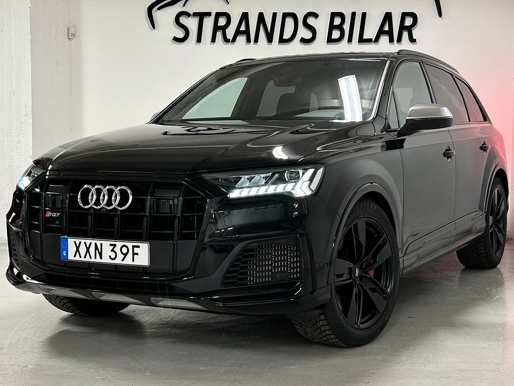 Audi SQ7 V8 TDI 435 hk Quattro /RS Diamond /Matrix /Black Optik