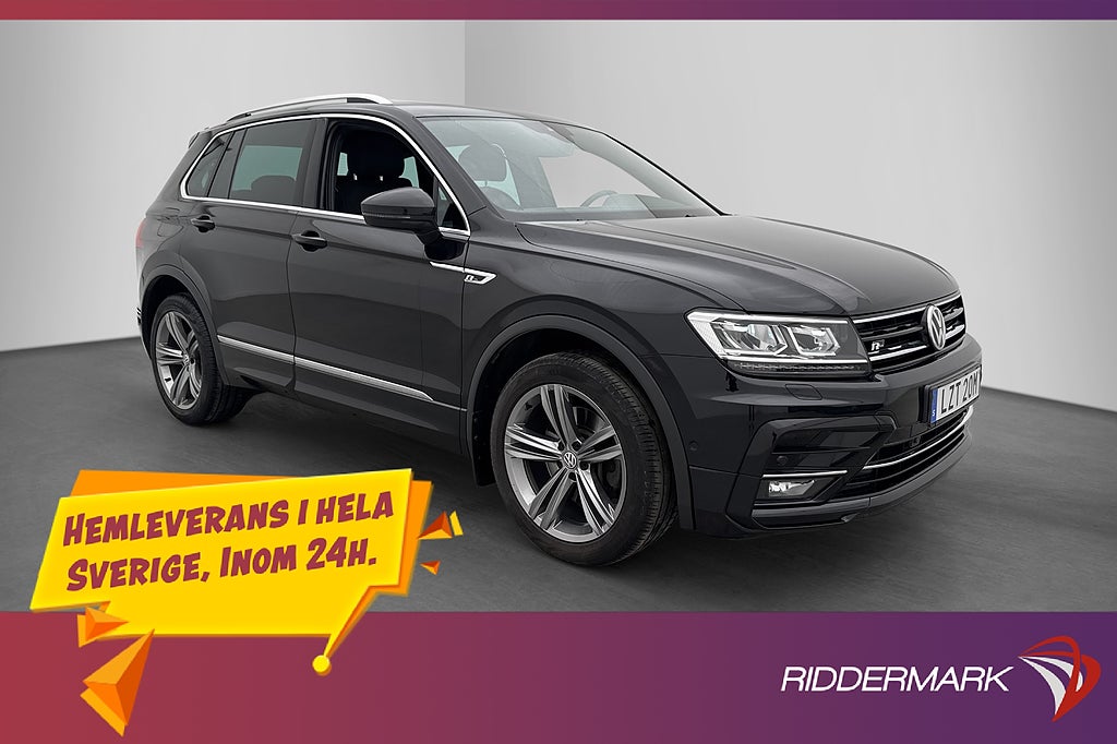 Volkswagen Tiguan 2.0 TSI 190hk 4M R-Line Värmare Pano Drag