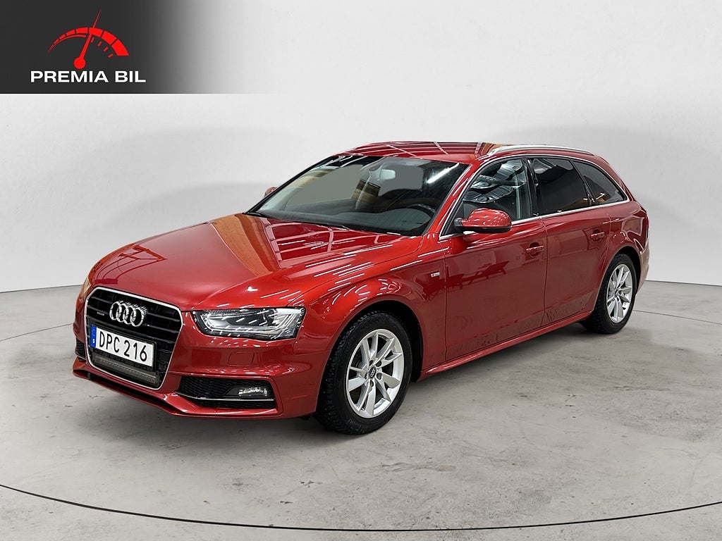Audi A4 2.0 TDI 190hk quattro S-line Alpine Värmare Drag Nybesi