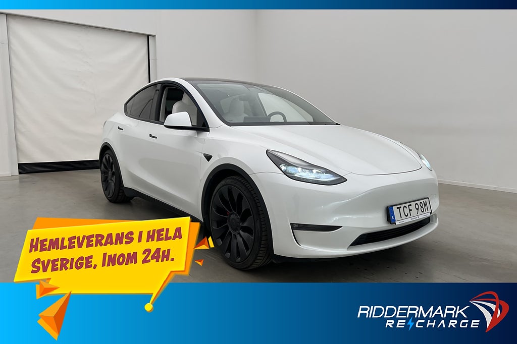 Tesla Model Y Performance 534hk Pano Kamera Navi Drag AP