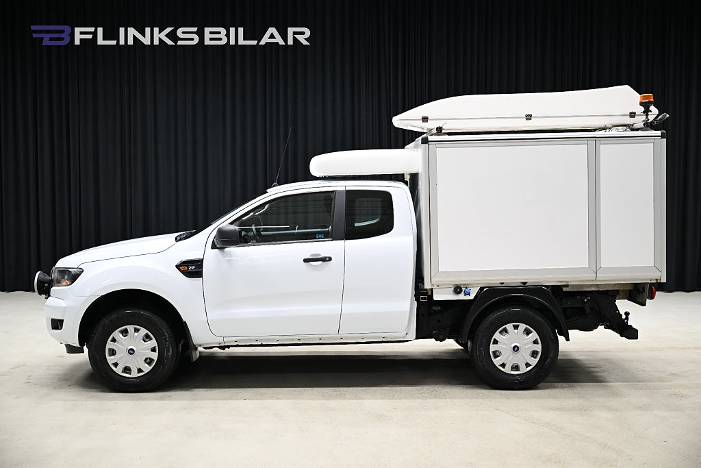 Ford ranger 2.2 TDCi 4x4 160HK Servicebil|Kåpa|Inredd|Uppvärmt-skåp