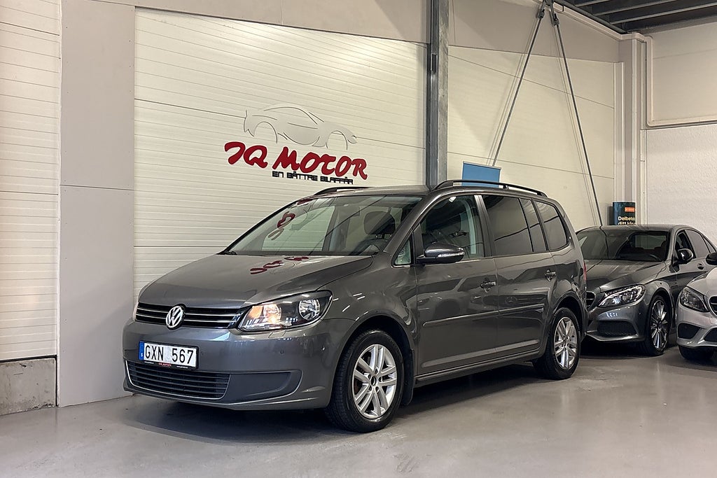 Volkswagen Touran 7-seater 1.6 TDI DPF BMT Masters /7-Sits/Kamera/Drag/