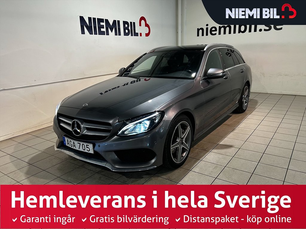 Mercedes-Benz C 220 Td 4WD Burmester AMG Drag Pano Skinn SoV