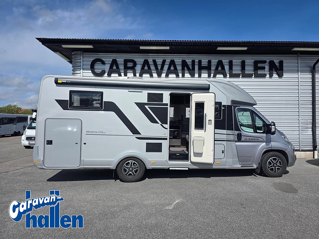Adria Matrix Supreme 670 DL (AC/Cykleställ/Gasolugn/180hk)