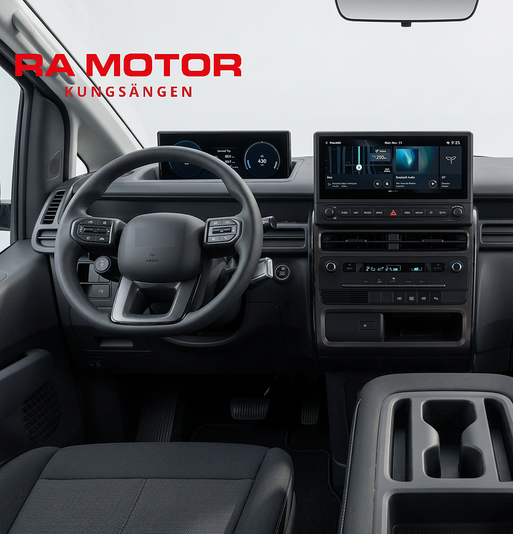 Hyundai Staria CARGO 84kwh | Sverigepremiär! | 45mils räckvidd 2027