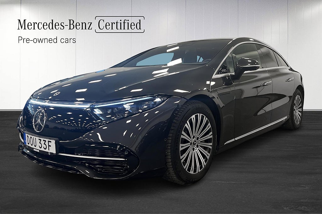 Mercedes-Benz EQS 450+ Airmatic Panorama Head-Up Minnesstolar Rattvärme