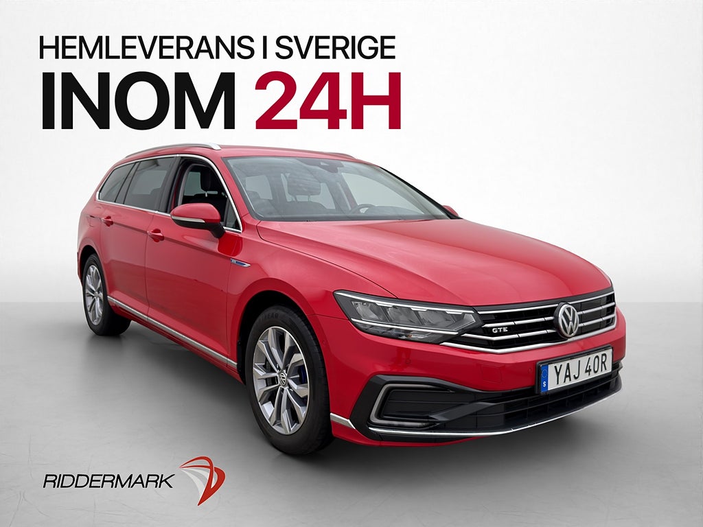 Volkswagen Passat GTE 1.4 TSI Värmare Kamera Navi Rattv Drag