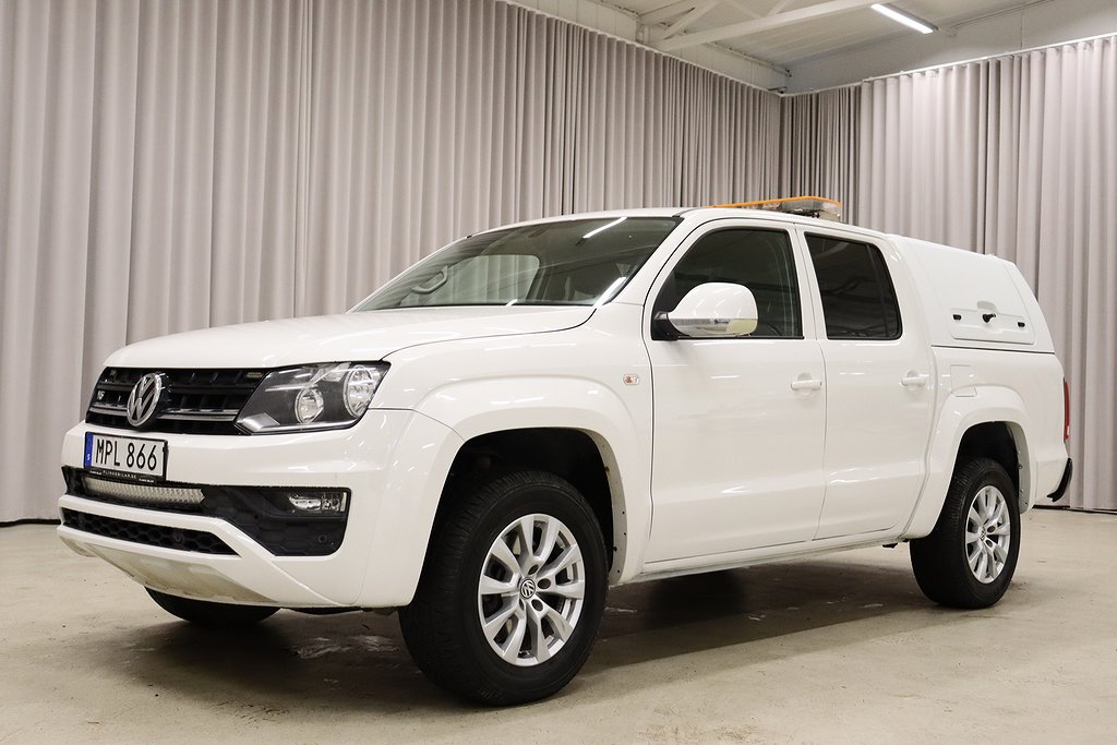 Volkswagen Amarok V6 204HK Automat Kåpa Drag Värmare Momsbil