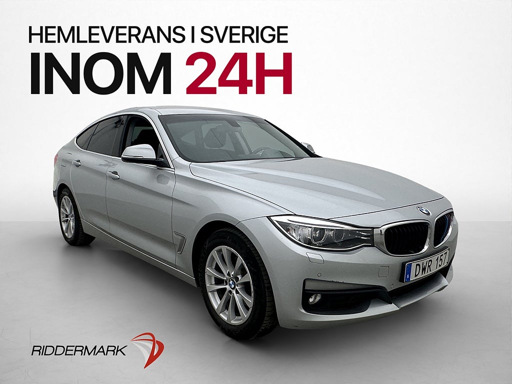 BMW 320 d GT 184hk xDrive Dragkrok Sensorer 0,51l/mil