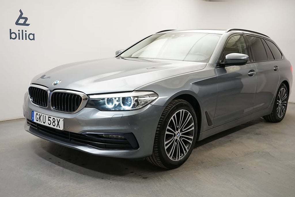 BMW 520 d xDrive Touring Sport line, Dragkrok, Navigation