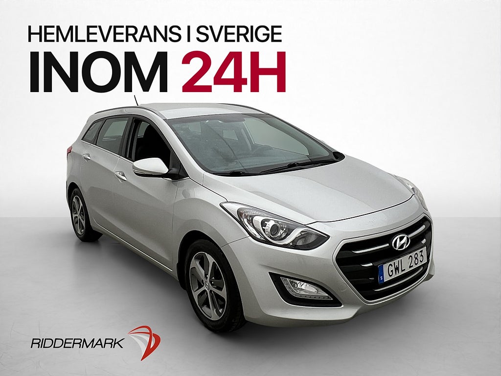 Hyundai i30 110hk Comfort Två-Bruk M&K-Värm P-Sensorer