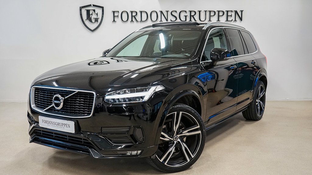 Volvo XC90 D5 AWD  R-Design / 7-Sits / Pano / VOC / Drag