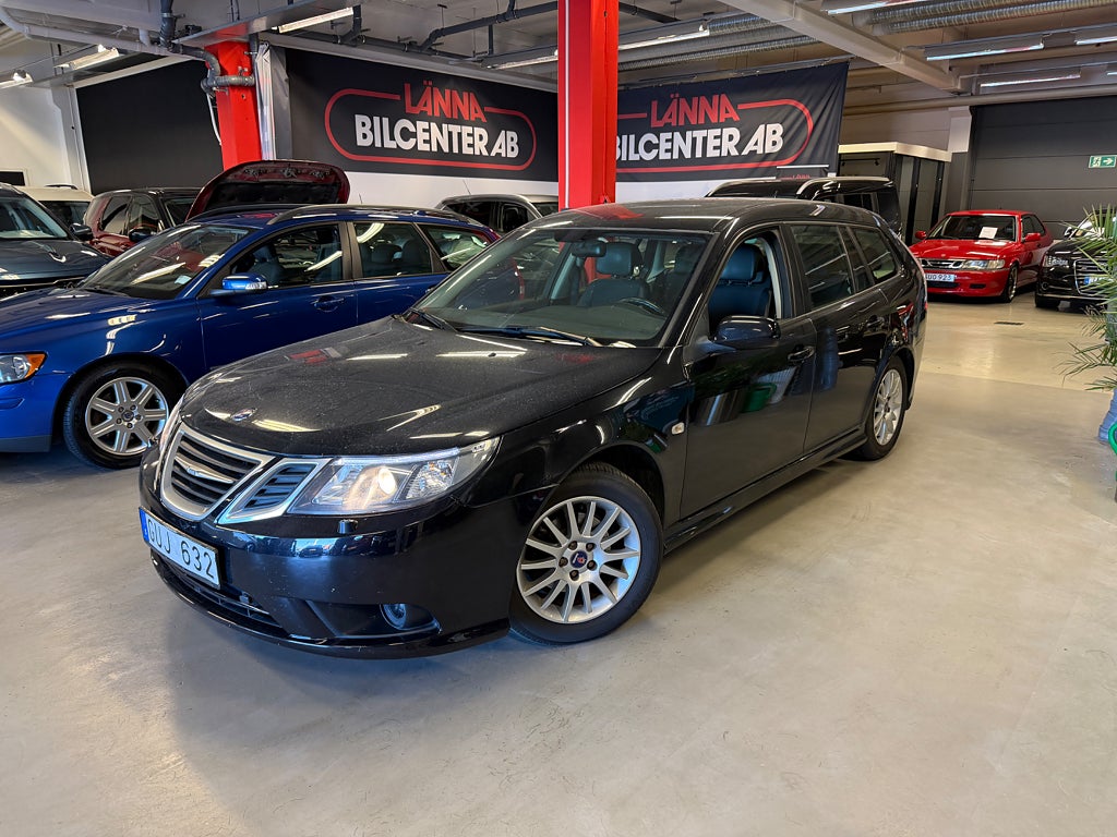 Saab 9-3 SportCombi 1.8t 1 ägare Dragkrok M-värmare Nyservad SoV