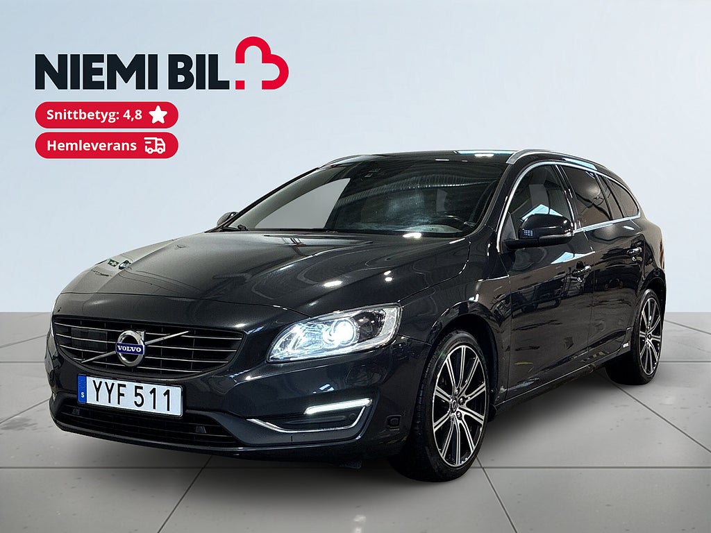 Volvo V60 T5 Bi-Fuel Aut Classic Summum Cockpit Värmare Skinn S&V