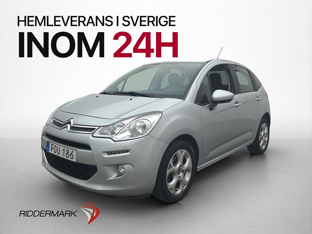 Citroën C3 1.2 PureTech 82hk 2 Brukare Sensorer 360kr Skatt