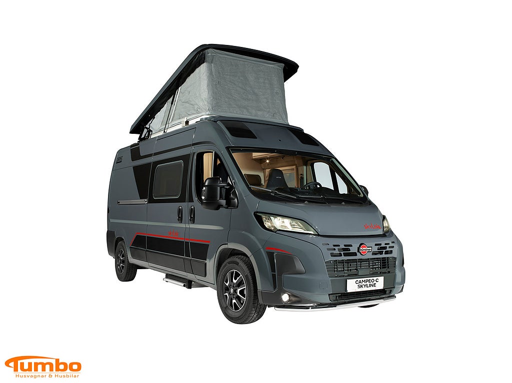 Bürstner B66 Campeo C 600 Pop-up tak 140 hk Automat Backkamera