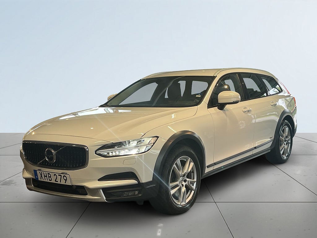 Volvo V90 Cross Country D4 AWD Geartronic Pro S&v-Hjul Drag M/D-värm B-Kamera
