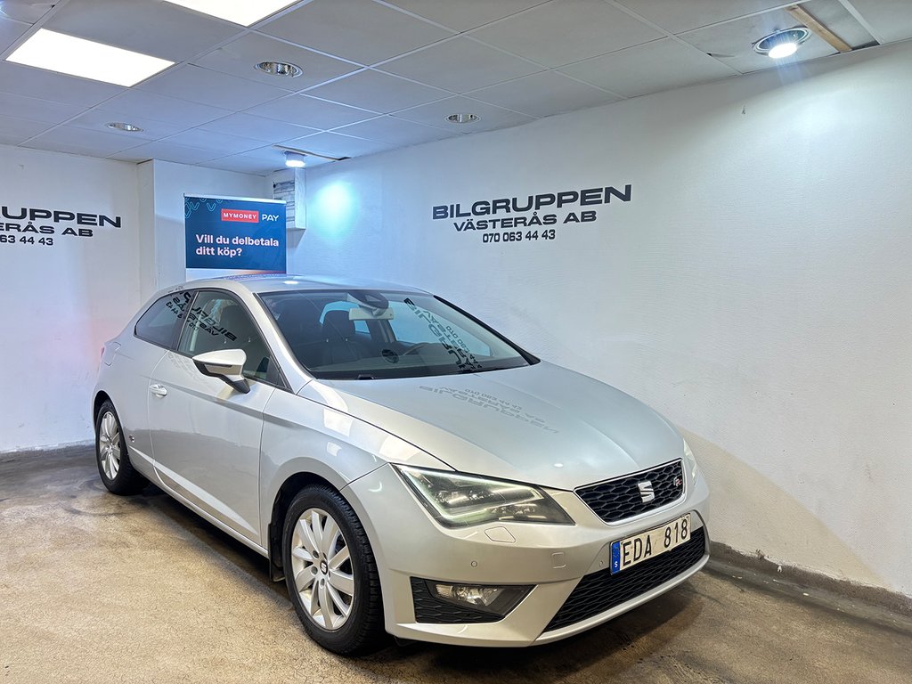 Seat Leon SC FR Sport / P-Sens / GPS / Skinn / Ny Besiktad 