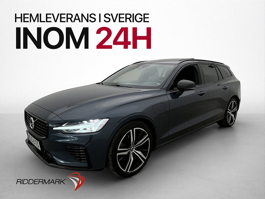 Volvo V60 Recharge T8 AWD R-Design Pano H/K Värmare 360°