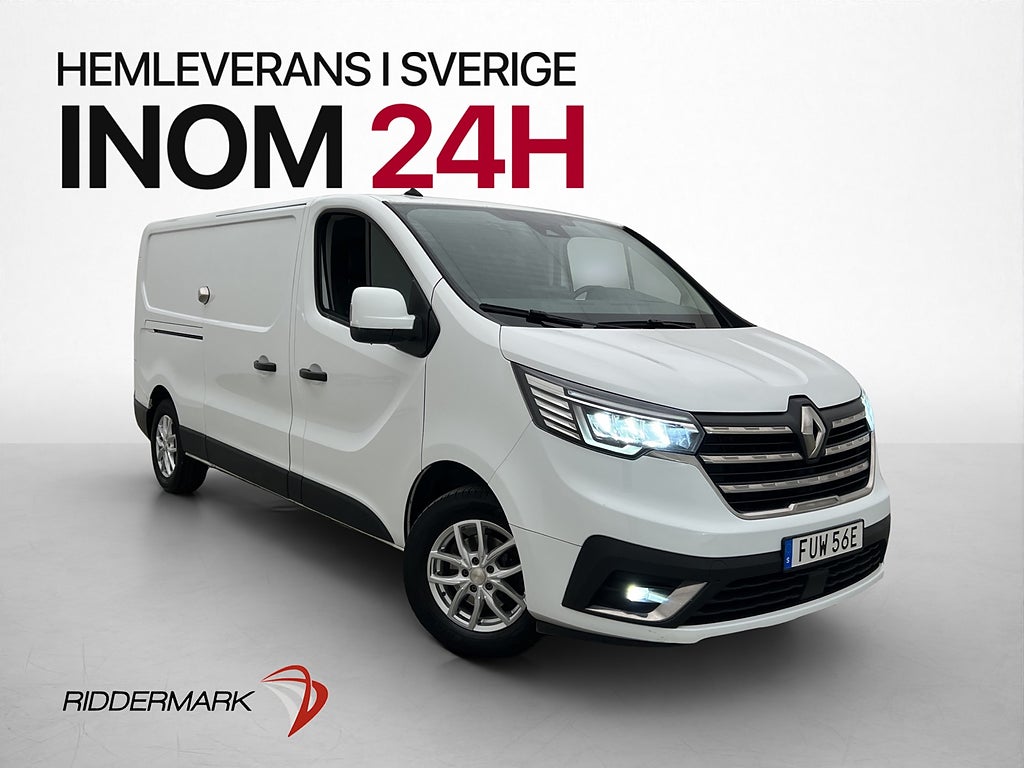 Renault trafic L2 Värmare Drag LED Kamera V-Inr CARPLAY Moms