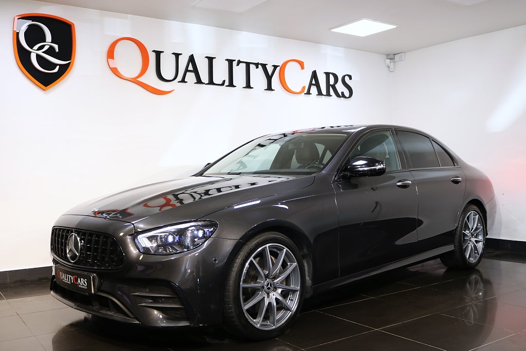 Mercedes-Benz E 220 d AMG / 360°/ Navi/ Burmester / Widescreen /Sv-såld