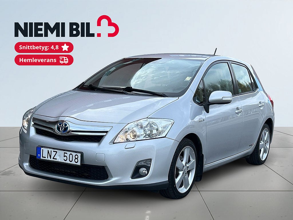 Toyota Auris Hybrid e-CVT Kamera/MoK-Värm/S&V-Hjul/Kedja/Låg förbru.