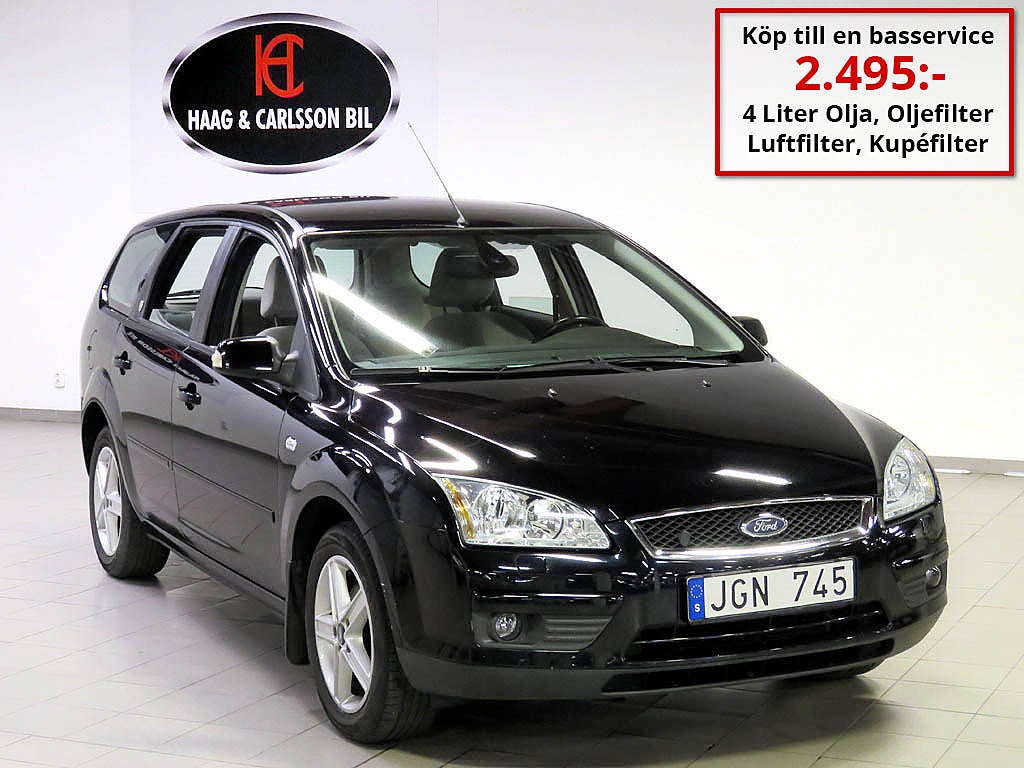 Ford Focus Kombi 1.8 Flexifuel 125hk GDS-Bil